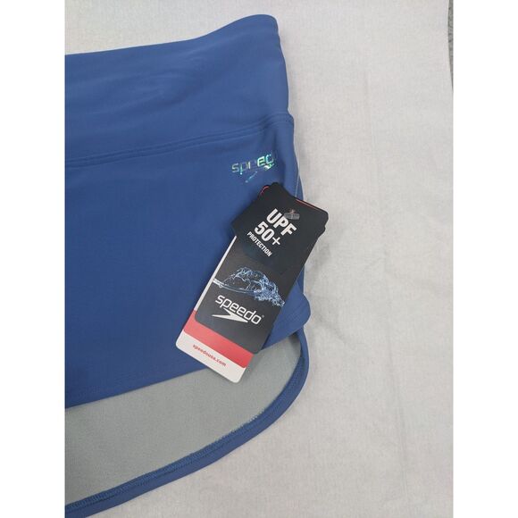 Speedo Active Women's Solid Boyshort Swimsuit Bottom Bright Cobalt sz XL NWT - Picture 3 of 10